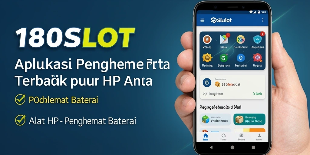 Tampilan antarmuka Penghemat Baterai dari 180SLOT yang intuitif.