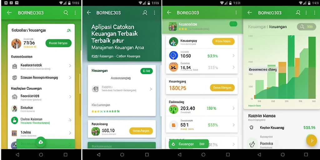 Tampilan antarmuka aplikasi Catatan Keuangan yang sederhana dan informatif.