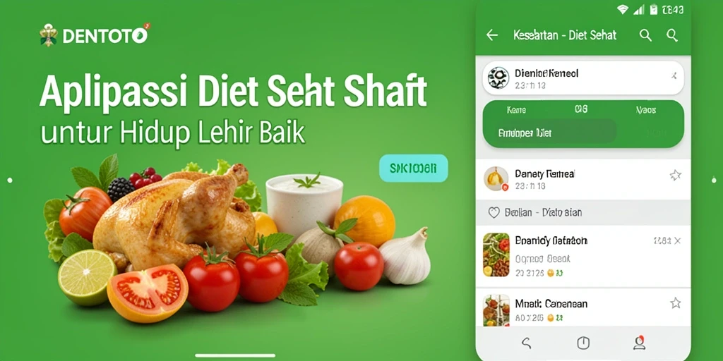 Antarmuka aplikasi DENTOTO yang sederhana dan mudah digunakan.