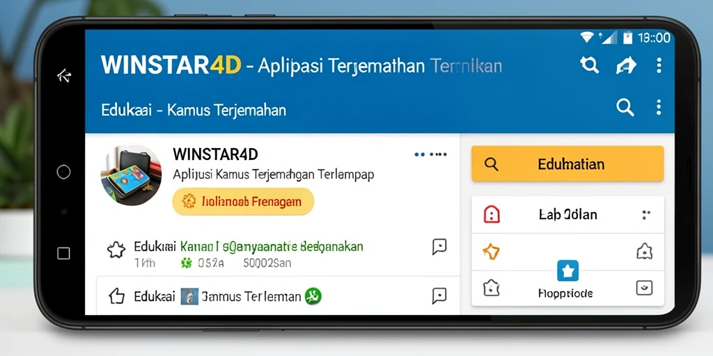 Tampilan antarmuka <strong>WINSTAR4D</strong> yang bersih dan mudah dinavigasi.